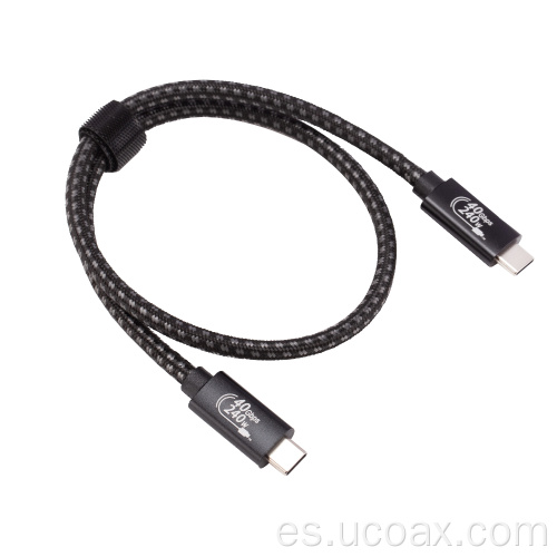 OEM USB4 Gen3 240W Cable trenzado